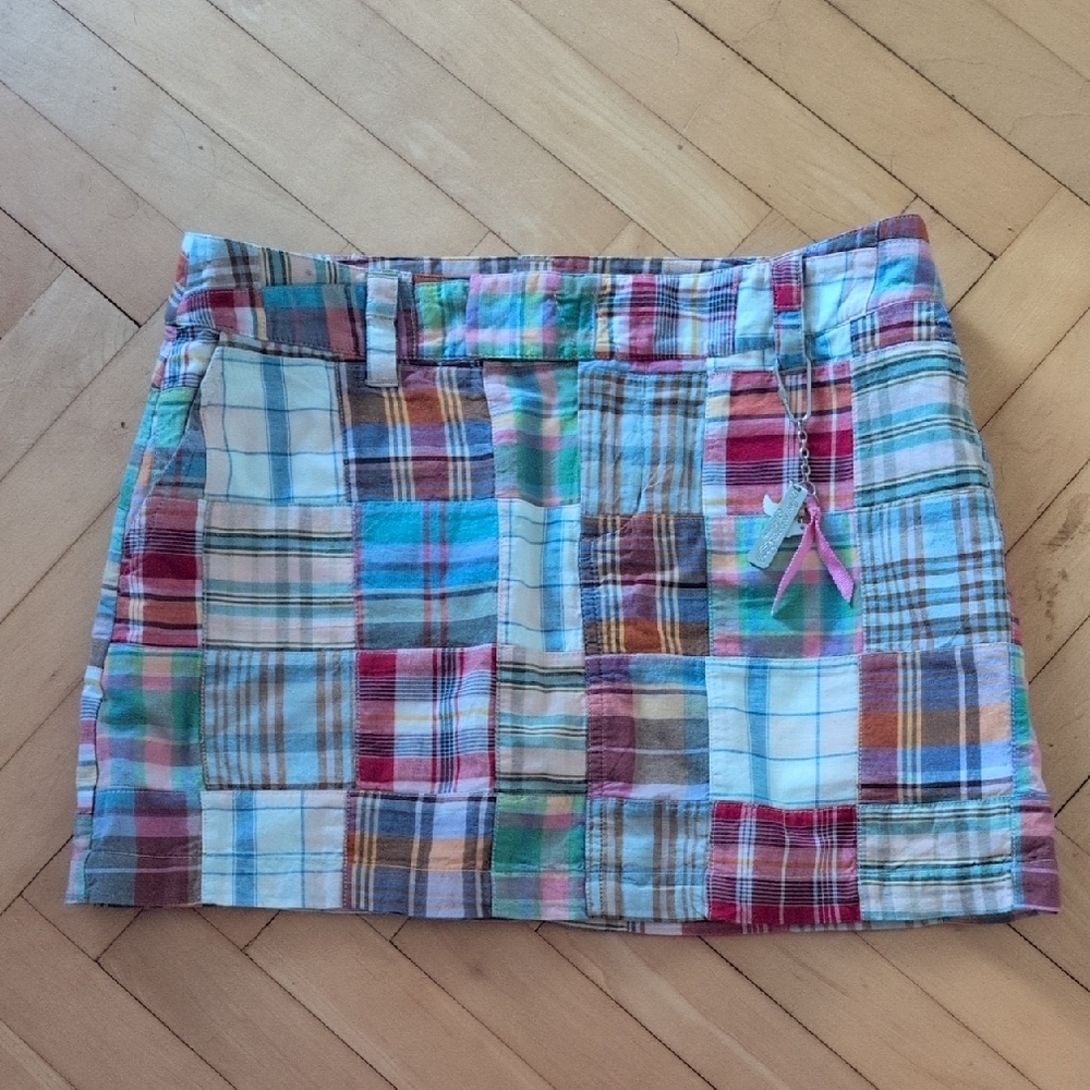 American Eagle Multicolor Patchwork Women's Skirt… - image 1